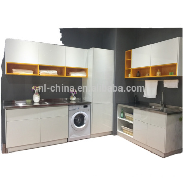 new designs fashion house Home Furnishing custom water proof laundry room cabinet